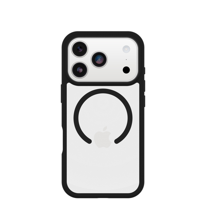 Otterbox React Magsafe Iphone 17 Pro - Black Crystal Clear/Black i gruppen SMARTTELEFON & NETTBRETT / Mobilbeskyttelse / Apple / iPhone 17 hos TP E-commerce Nordic AB (D44651)