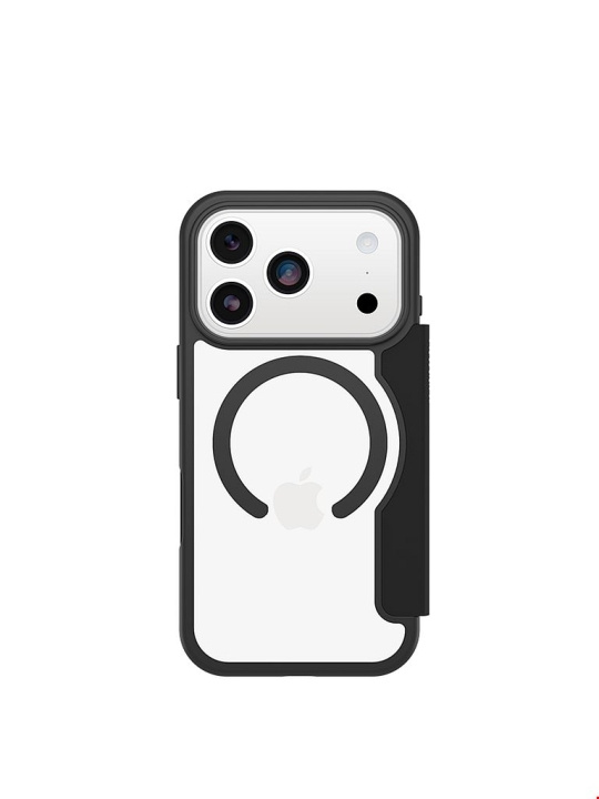 Otterbox React Folio Magsafe Iphone 17 Pro - Black Crystal Clear/Black i gruppen SMARTTELEFON & NETTBRETT / Mobilbeskyttelse / Apple / iPhone 17 hos TP E-commerce Nordic AB (D44674)