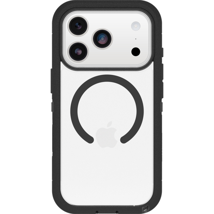 Otterbox Defender Pro Xt Clear Camera Control Iphone 17 Pro - Clear/Black i gruppen SMARTTELEFON & NETTBRETT / Mobilbeskyttelse / Apple / iPhone 17 hos TP E-commerce Nordic AB (D44675)
