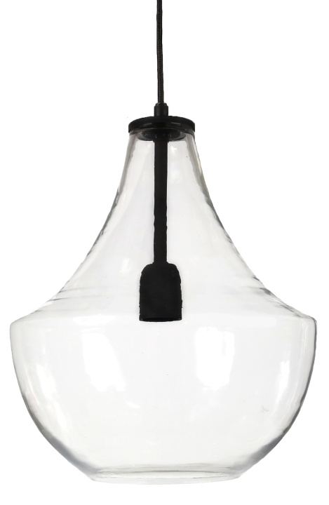 PR Home Taklampa Hamilton Clear/black 30cm PR Home i gruppen Elektronikk / Lys / Taklamper hos TP E-commerce Nordic AB (D44718)