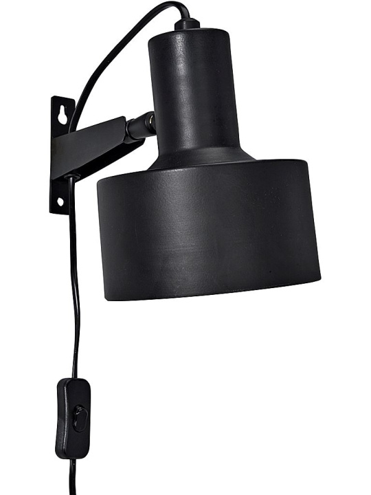 PR Home Vägglampa Solo Matt svart 23cm PR Home i gruppen Elektronikk / Lys / Vegglamper hos TP E-commerce Nordic AB (D44726)