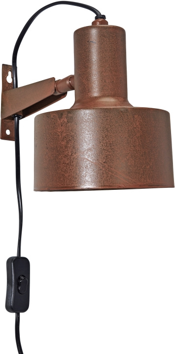 PR Home Vägglampa Solo Rost 23cm PR Home i gruppen Elektronikk / Lys / Vegglamper hos TP E-commerce Nordic AB (D44727)