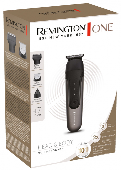 Remington Head & Body Multi-groom PG760 ONE Remington i gruppen HELSE OG SKJØNNHET / Hår & styling / Barbering og trimming / Barbermaskiner hos TP E-commerce Nordic AB (D44734)