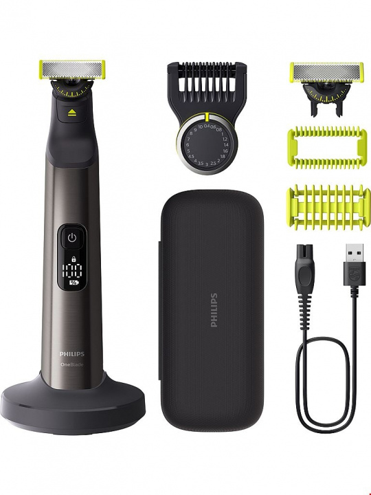 Philips Skäggtrimmer QP6652/61 OneBlade Pro Philips i gruppen HELSE OG SKJØNNHET / Hår & styling / Barbering og trimming / Skjeggtrimmere og tilbehør hos TP E-commerce Nordic AB (D44767)