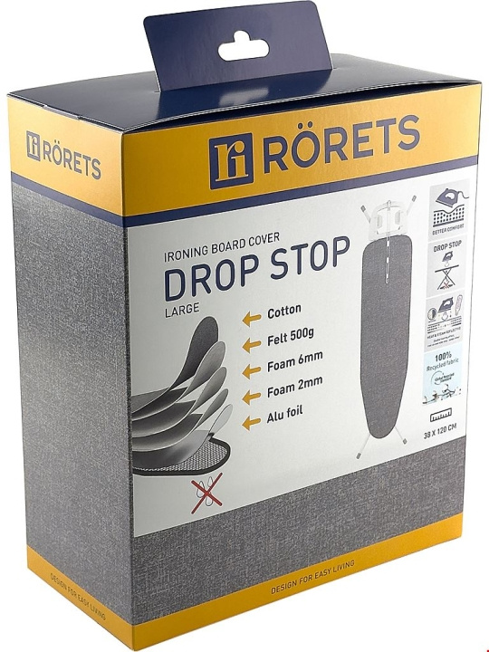 Rörets Tillbehör strykjärn Drop Stop Large 40x120 cm Rörets i gruppen HJEM, HUS OG HAGE / Omsorg for klær (Finns inte riktigt något norskt ord för detta...) / Strykejern hos TP E-commerce Nordic AB (D44839)