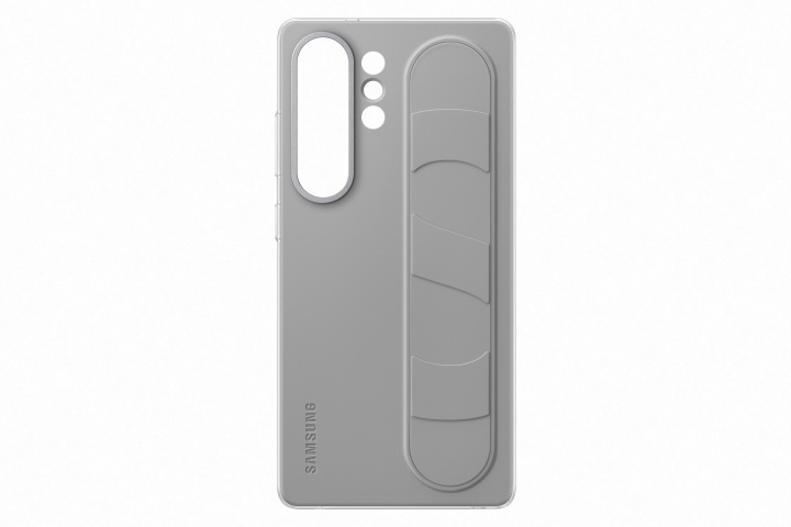 Samsung Galaxy S25 Ultra Standing Grip Case - Gray i gruppen SMARTTELEFON & NETTBRETT / Mobilbeskyttelse / Samsung hos TP E-commerce Nordic AB (D44883)