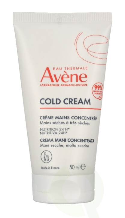 Avene Cold Cream Concentrated Hand Cream 50 ml Dry To Very Dry Hands i gruppen HELSE OG SKJØNNHET / Manikyr/pedikyr / Håndkrem hos TP E-commerce Nordic AB (D45023)