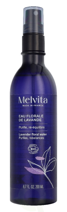 Melvita Lavender Floral Water Spray 200 ml i gruppen HELSE OG SKJØNNHET / Hudpleie / Ansikt / Ansiktsvann & Facemist hos TP E-commerce Nordic AB (D45070)