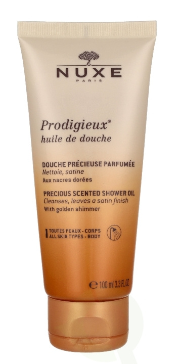 Nuxe Prodigieux Precious Scented Shower Oil 100 ml i gruppen HELSE OG SKJØNNHET / Hudpleie / Kroppspleie / Bad- og dusjkrem hos TP E-commerce Nordic AB (D45083)