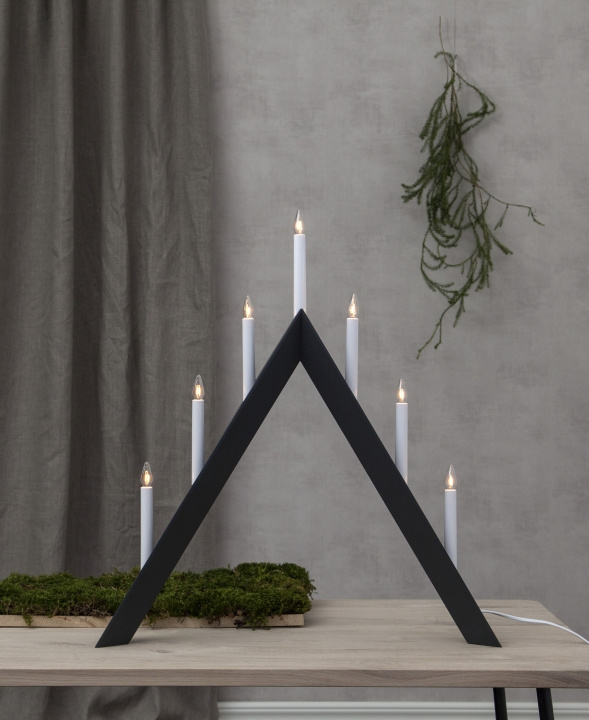 Star Trading Elljusstake 7-arm 219-87 Arrow 7 grafit Star Trading i gruppen Elektronikk / Lys / Julebelysning hos TP E-commerce Nordic AB (D45311)