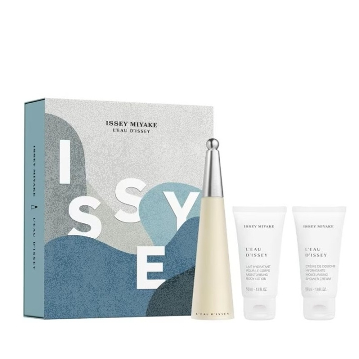 Issey Miyake Giftset Issey Miyake LEau DIssey Edt 50ml + Body Lotion 50ml + Shower Gel 50ml i gruppen HELSE OG SKJØNNHET / Hudpleie / Kroppspleie / Body lotion hos TP E-commerce Nordic AB (D45405)