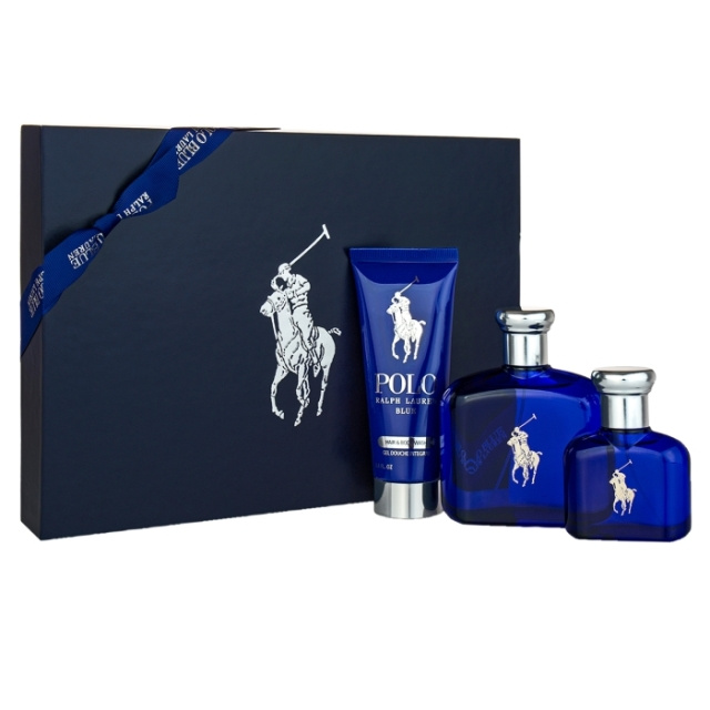Ralph Lauren Giftset Ralph Lauren Polo Blue Edt 125ml + Edt 40ml + Body Wash 50ml i gruppen HELSE OG SKJØNNHET / Gavesett / Gavesett for ham hos TP E-commerce Nordic AB (D45407)