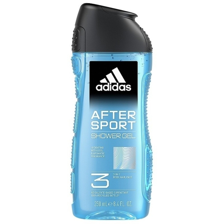 Adidas After Sport 3-in-1 Shower Gel 400ml i gruppen HELSE OG SKJØNNHET / Hudpleie / Kroppspleie / Bad- og dusjkrem hos TP E-commerce Nordic AB (D45417)