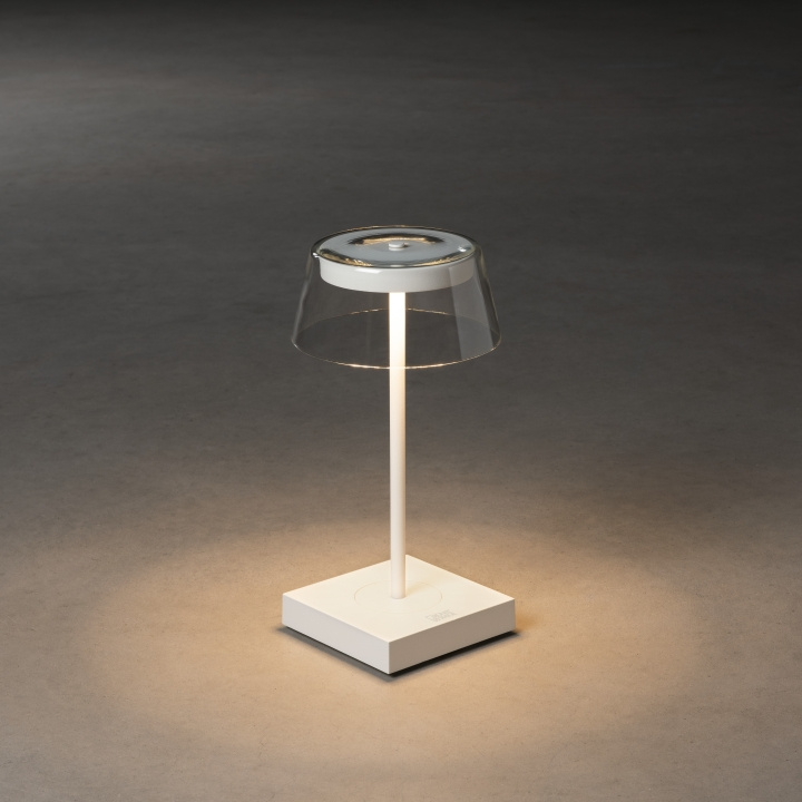 Konstsmide Bordslampa Scilla vit USB Konstsmide i gruppen Elektronikk / Lys / Bordlamper hos TP E-commerce Nordic AB (D45495)