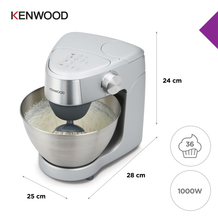 Kenwood Köksmaskin större Prospero+ KHC29A.R0.SI Kenwood i gruppen HJEM, HUS OG HAGE / Husholdningsapparater / Matprosessorer og kjøkkenassistenter / Matprosessorer hos TP E-commerce Nordic AB (D45523)