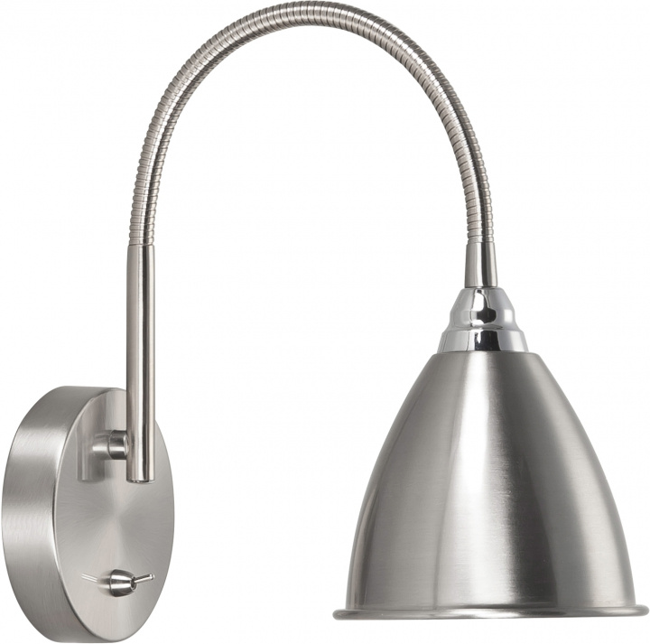 Armaturhantverk Vägglampa Smögen Nickel V770/12 Armaturhantverk i gruppen Elektronikk / Lys / Vegglamper hos TP E-commerce Nordic AB (D45565)
