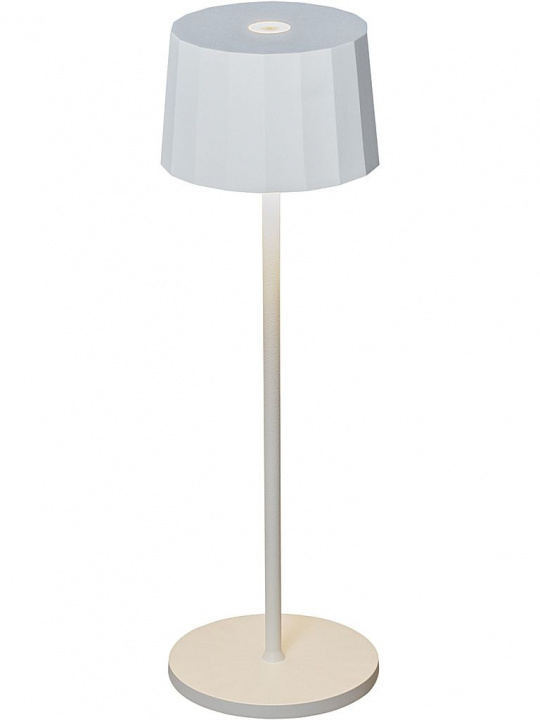 Konstsmide Bordslampa Positano vit USB Konstsmide i gruppen Elektronikk / Lys / Bordlamper hos TP E-commerce Nordic AB (D45636)