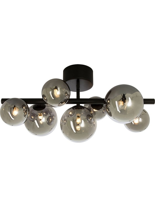 Aneta Plafond Molekyl 66910-15 svart/rökgrå Aneta i gruppen Elektronikk / Lys / Taklamper hos TP E-commerce Nordic AB (D45662)