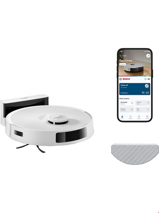 Bosch Robotdammsugare Spotless BCRC1W Bosch i gruppen HJEM, HUS OG HAGE / Rengjøringsprodukter / Støvsugere og tilbehør / Robotstøvsugere hos TP E-commerce Nordic AB (D45745)
