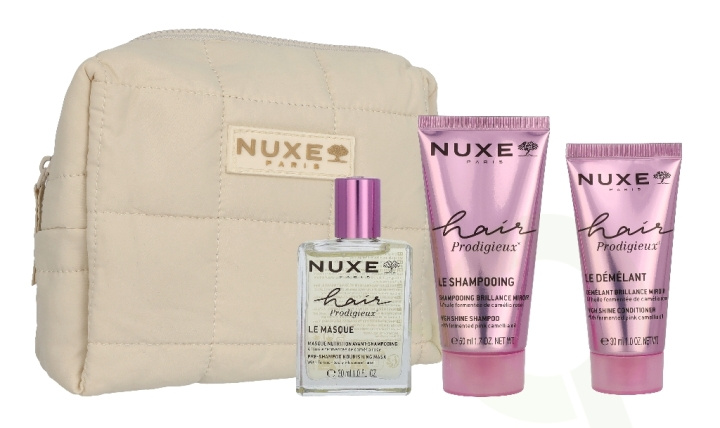 Nuxe Hair Prodigieux Set 110 ml Shampoo 50ml /Conditioner 30ml /Pre-Shampoo Mask 30ml i gruppen HELSE OG SKJØNNHET / Hår & styling / Hårpleie / Hårserum hos TP E-commerce Nordic AB (D45808)