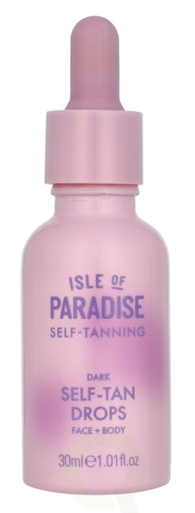 Isle of Paradise Self-Tan Drops Face + Body 30 ml Dark i gruppen HELSE OG SKJØNNHET / Hudpleie / Soling / Brun uten sol hos TP E-commerce Nordic AB (D45866)
