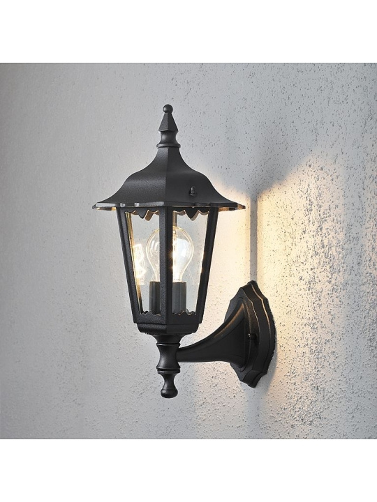 Konstsmide Vägglampa Firenze Svart Konstsmide i gruppen Elektronikk / Lys / Vegglamper hos TP E-commerce Nordic AB (D45876)