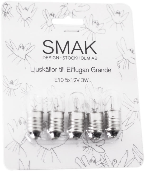 Lundgren & Strandberg Reservlampa Elflugan Grande 5-pack Lundgren & Strandberg i gruppen Elektronikk / Lys / LED-lys hos TP E-commerce Nordic AB (D45956)