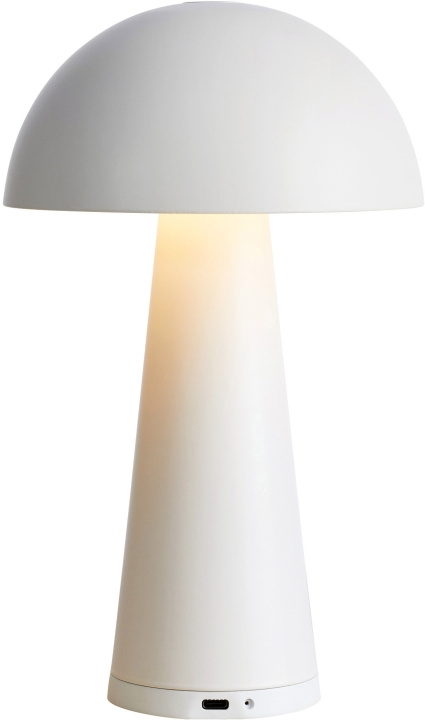 Markslöjd Bordslampa Fungi matt vit Markslöjd i gruppen Elektronikk / Lys / Bordlamper hos TP E-commerce Nordic AB (D45986)