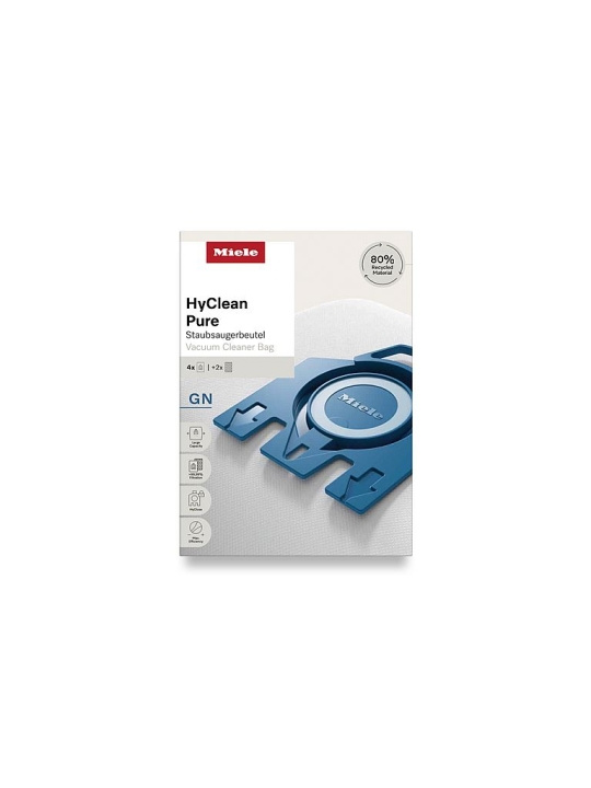Miele Dammsugarpåsar GN HyClean Pure Miele i gruppen HJEM, HUS OG HAGE / Rengjøringsprodukter / Støvsugere og tilbehør / Tilbehør / Støvsugerposer hos TP E-commerce Nordic AB (D45991)