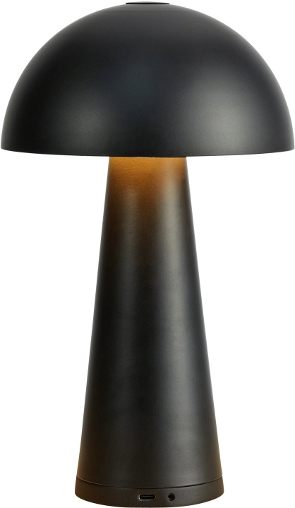 Markslöjd Bordslampa Fungi matt svart Markslöjd i gruppen Elektronikk / Lys / Bordlamper hos TP E-commerce Nordic AB (D46013)