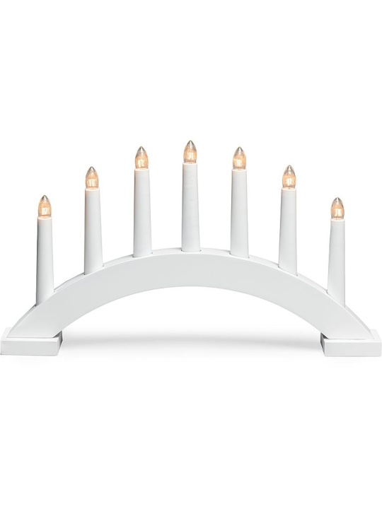 Konstsmide Elljusstake 7-arm 3972-210 7 ljus vit Konstsmide i gruppen Elektronikk / Lys / Julebelysning hos TP E-commerce Nordic AB (D46017)