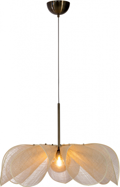 Markslöjd Taklampa STYRKA 1L 75cm Beige/Antik Markslöjd i gruppen Elektronikk / Lys / Taklamper hos TP E-commerce Nordic AB (D46045)