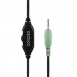 DELTACO hodetelefoner med volumkontroll 2,2m kabel