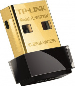 TP-LINK, USB-adapter, nano-størrelse, 150Mbps, 802.11n, svart TP-LINK, USB-adapter, nano-størrelse, 150Mbps, 802.11n, svart