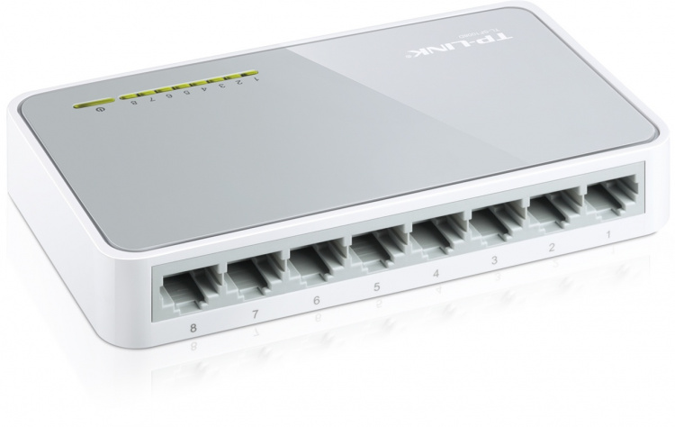 TP-LINK, nettverkssvitsj (TL-SF1008D) TP-LINK, nettverkssvitsj (TL-SF1008D)