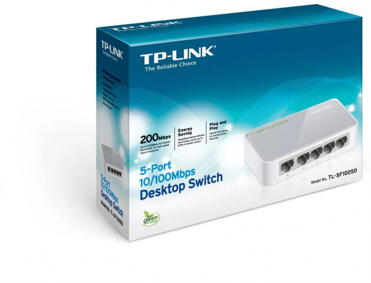 TP-LINK, nettverkssvitsj (TL-SF1005D) TP-LINK, nettverkssvitsj (TL-SF1005D)