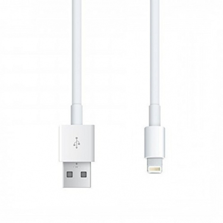 Apple Lightning USB-kabel for iPhone og Ipad, 1 meter (MD818ZM), Bulk