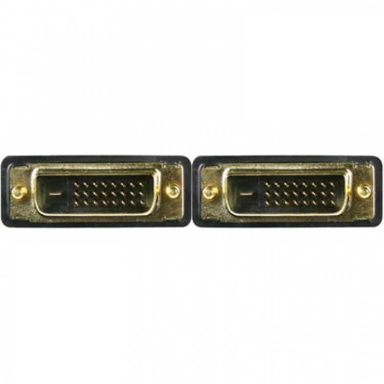 DELTACO DVI-skjermkabel Dual Link, DVI-D output-output 2m