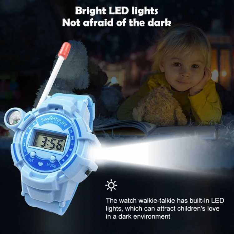 Klokker med innebygd walkie talkie