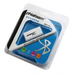 Trådløs lyd i bilen! Bluetooth-musikkmottaker (hvit)