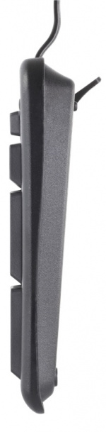 DELTACO tastatur, nordisk, USB, svart