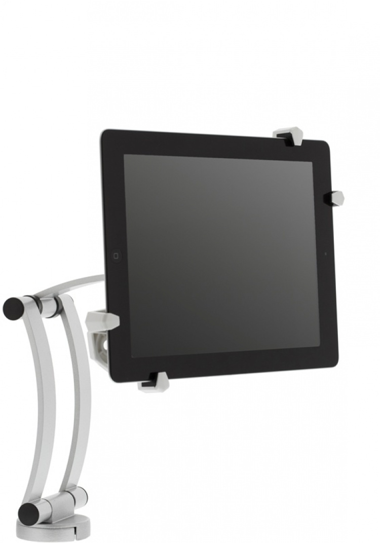 DELTACO, pad wall/table mount, arm, 45 tilt, 180 swivel, aluminium DELTACO, pad wall/table mount, arm, 45 tilt, 180 swivel, aluminium