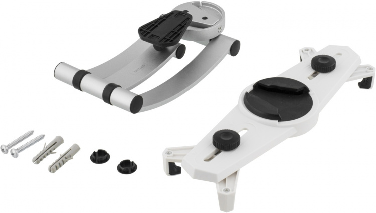 DELTACO, pad wall/table mount, arm, 45 tilt, 180 swivel, aluminium DELTACO, pad wall/table mount, arm, 45 tilt, 180 swivel, aluminium