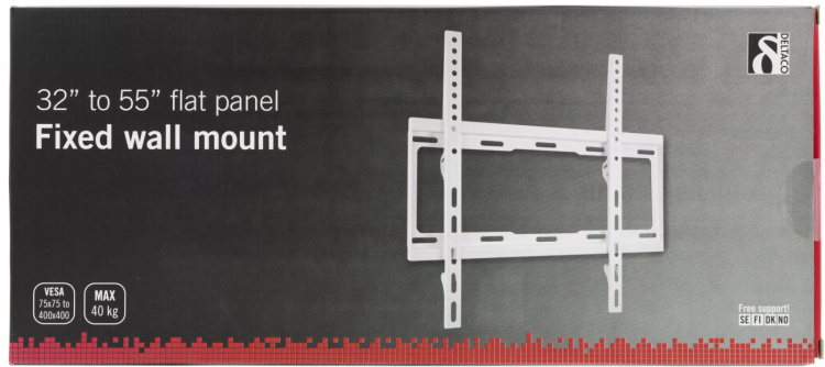 DELTACO Väggfäste, 32