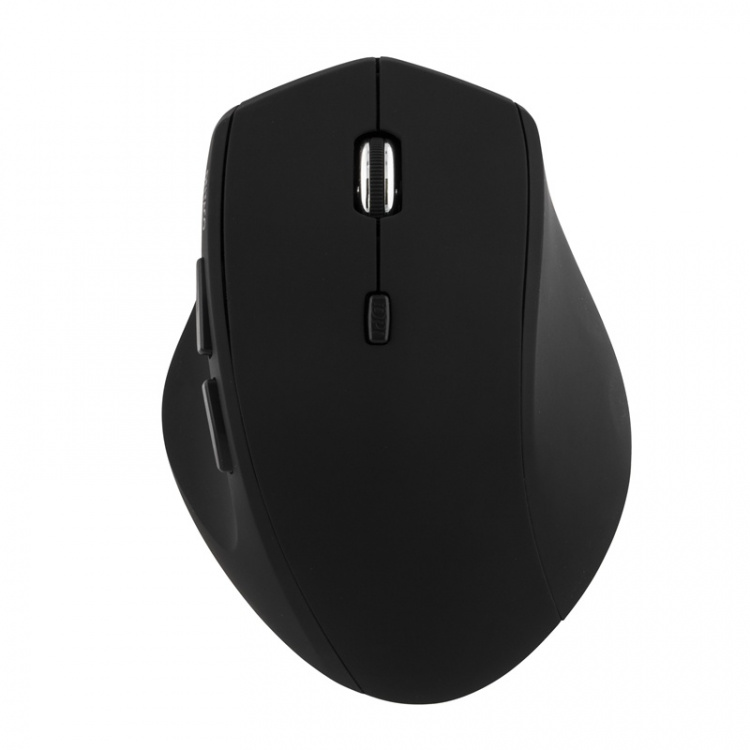 DELTACO trådlös optisk mus, 5 knappar med scroll, 1600 DPI, svart