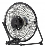 DELTACO USB-vifte, 18cm, bordmodell, 1x USB Type A ma, svart