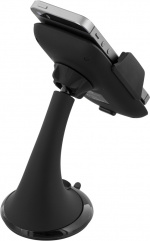 DELTACO Smarttelefonholder, justerbart feste med sugekopp, svart (ARM-230)