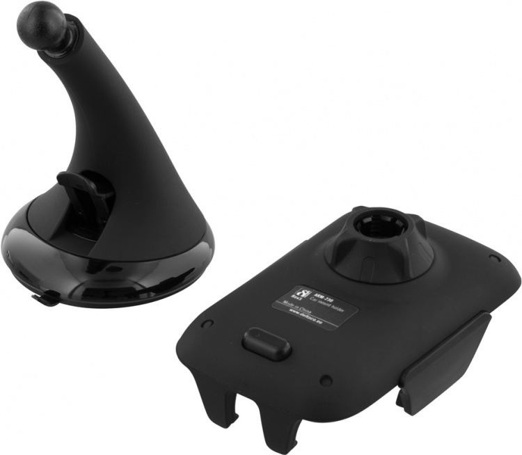 DELTACO Smarttelefonholder, justerbart feste med sugekopp, svart (ARM-230)
