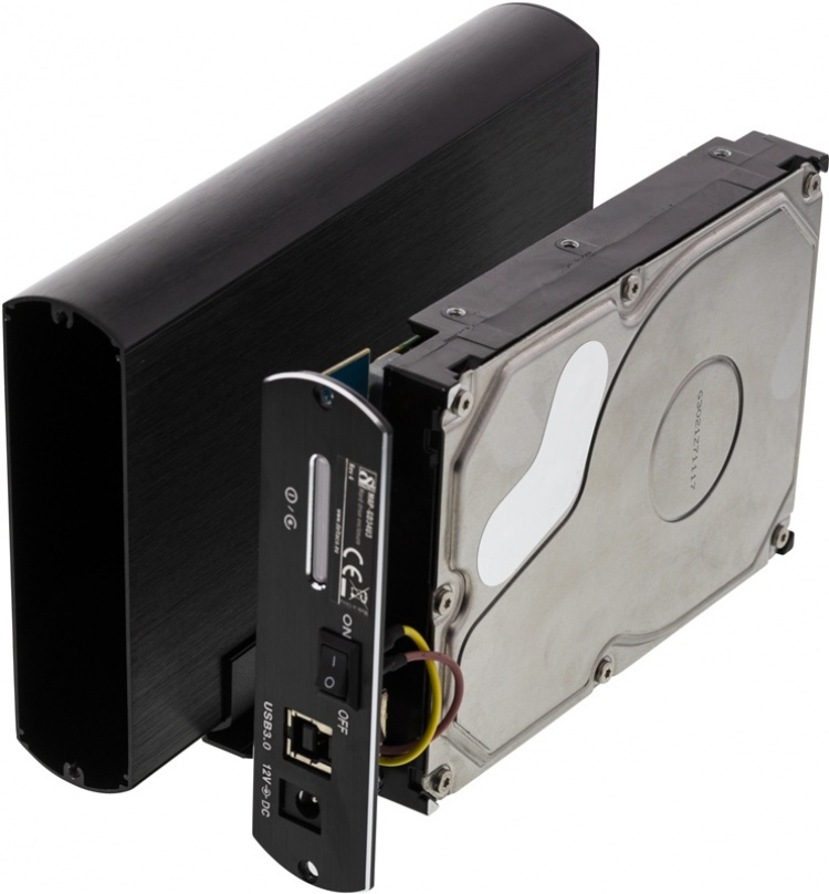 DELTACO ekstern kabinett for 1x3,5 DELTACO ekstern kabinett for 1x3,5