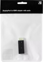 DELTACO DisplayPort til HDMI-adapter med lyd, full HD i 60Hz DELTACO DisplayPort til HDMI-adapter med lyd, full HD i 60Hz